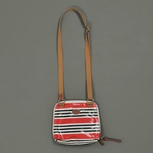 FOSSIL, STRIPED PVC CROSSBODY BAG